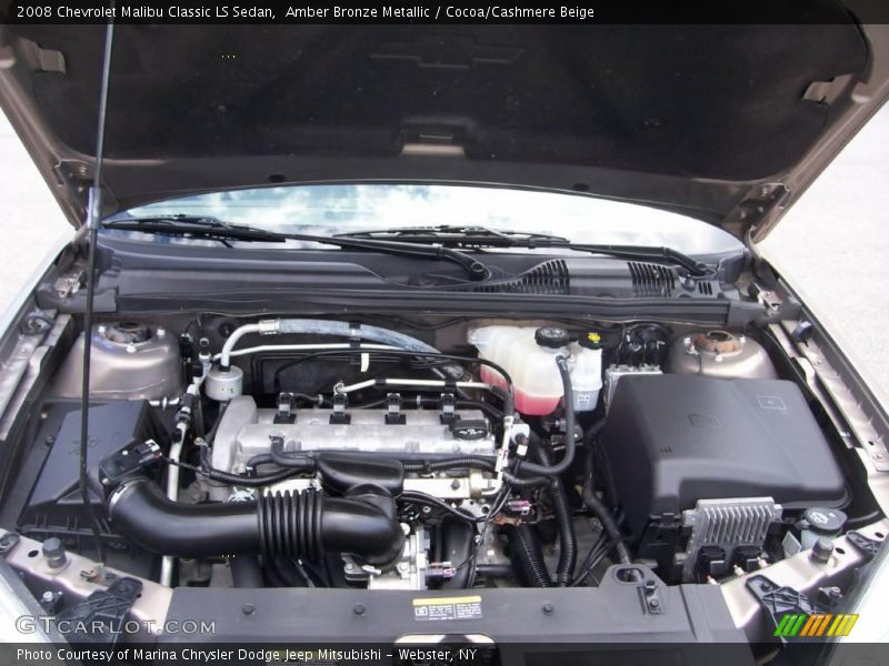 Amber Bronze Metallic / Cocoa/Cashmere Beige 2008 Chevrolet Malibu Classic LS Sedan
