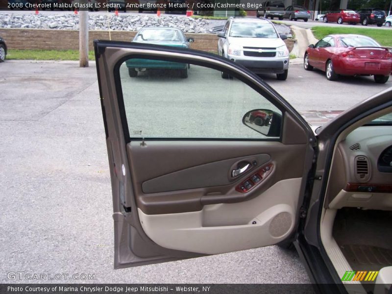 Amber Bronze Metallic / Cocoa/Cashmere Beige 2008 Chevrolet Malibu Classic LS Sedan
