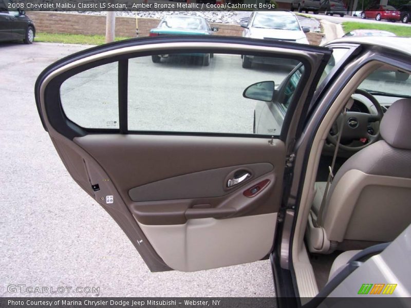 Amber Bronze Metallic / Cocoa/Cashmere Beige 2008 Chevrolet Malibu Classic LS Sedan