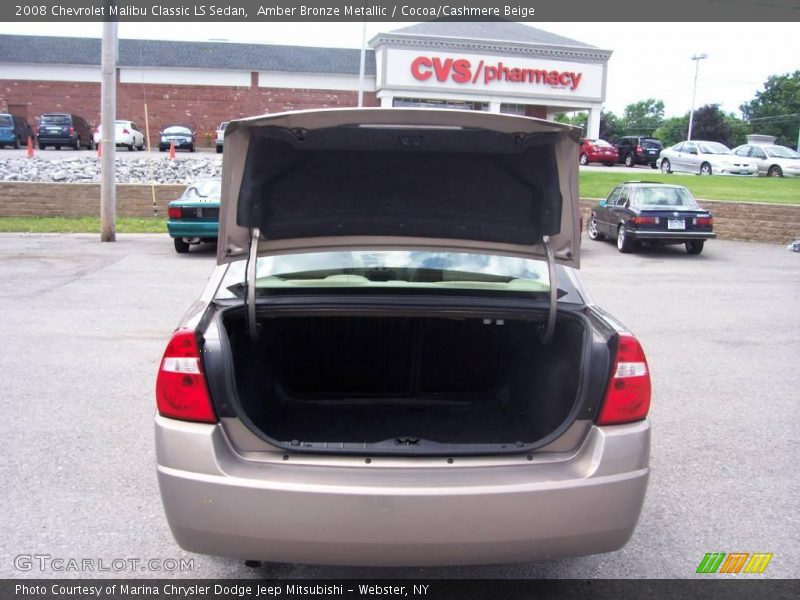 Amber Bronze Metallic / Cocoa/Cashmere Beige 2008 Chevrolet Malibu Classic LS Sedan