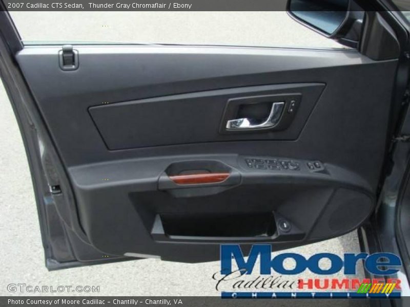 Thunder Gray Chromaflair / Ebony 2007 Cadillac CTS Sedan