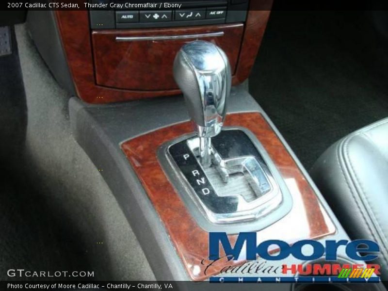 Thunder Gray Chromaflair / Ebony 2007 Cadillac CTS Sedan