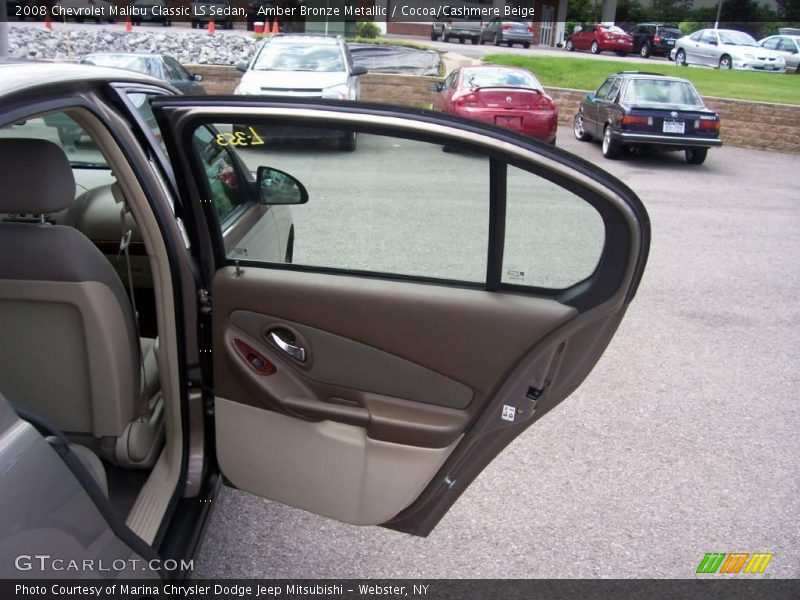 Amber Bronze Metallic / Cocoa/Cashmere Beige 2008 Chevrolet Malibu Classic LS Sedan