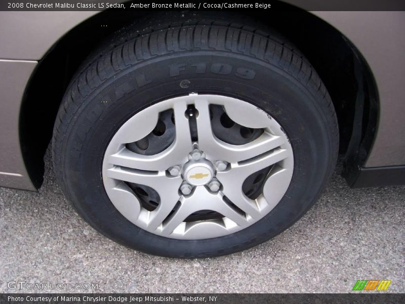 Amber Bronze Metallic / Cocoa/Cashmere Beige 2008 Chevrolet Malibu Classic LS Sedan