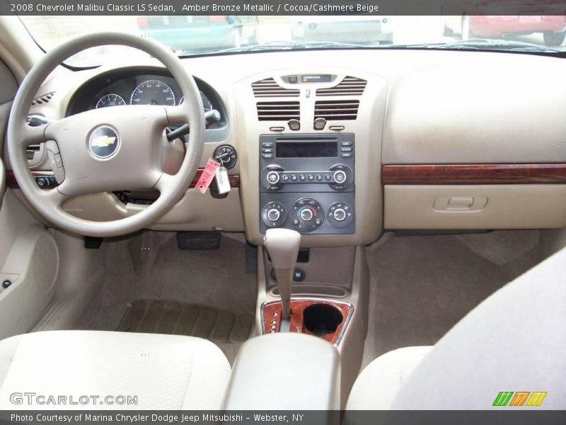 Amber Bronze Metallic / Cocoa/Cashmere Beige 2008 Chevrolet Malibu Classic LS Sedan