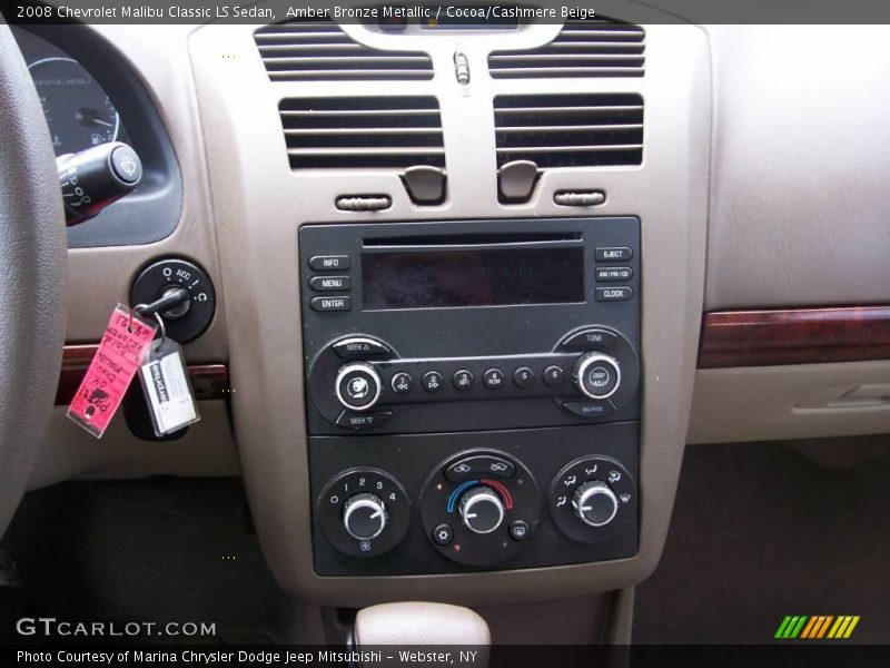 Amber Bronze Metallic / Cocoa/Cashmere Beige 2008 Chevrolet Malibu Classic LS Sedan