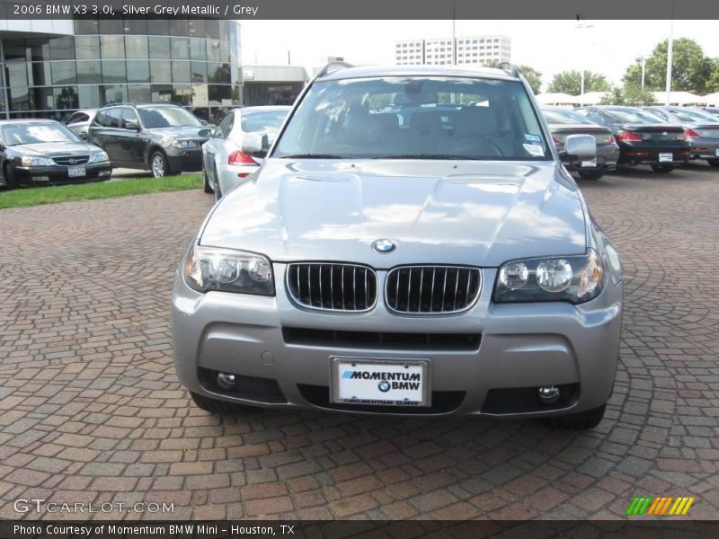 Silver Grey Metallic / Grey 2006 BMW X3 3.0i