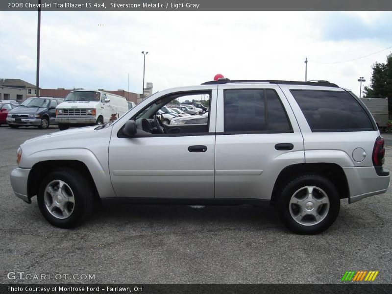 Silverstone Metallic / Light Gray 2008 Chevrolet TrailBlazer LS 4x4
