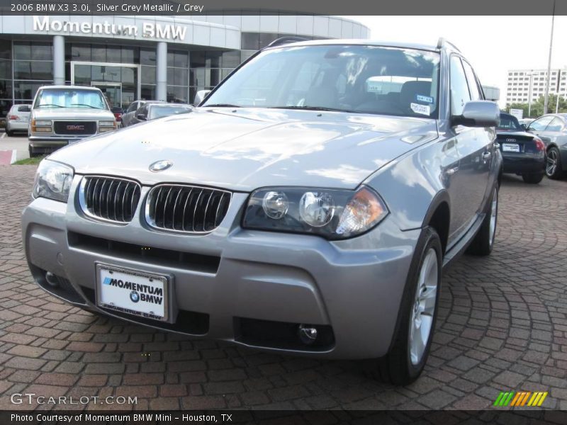 Silver Grey Metallic / Grey 2006 BMW X3 3.0i