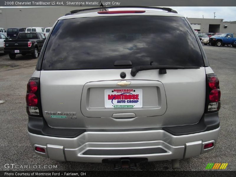 Silverstone Metallic / Light Gray 2008 Chevrolet TrailBlazer LS 4x4