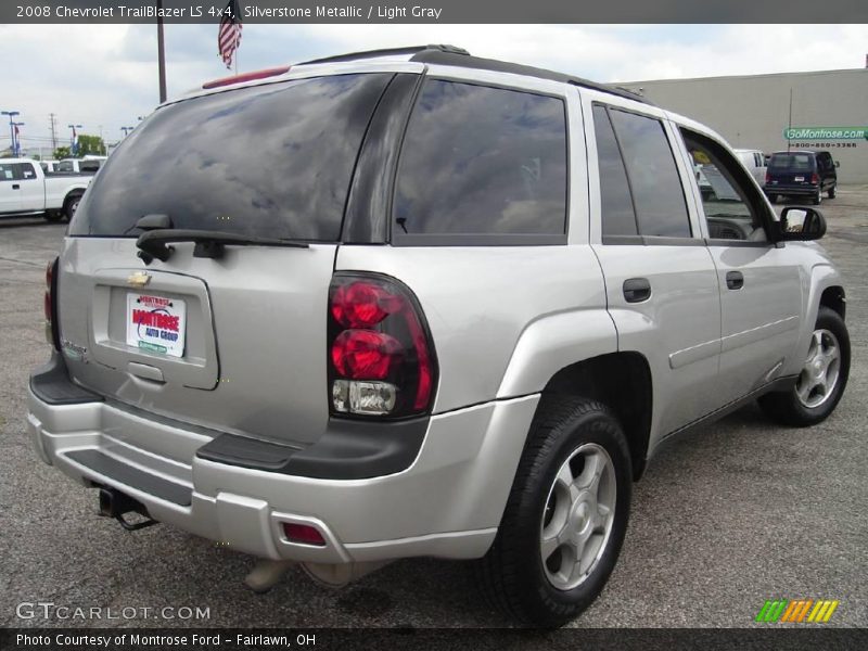 Silverstone Metallic / Light Gray 2008 Chevrolet TrailBlazer LS 4x4