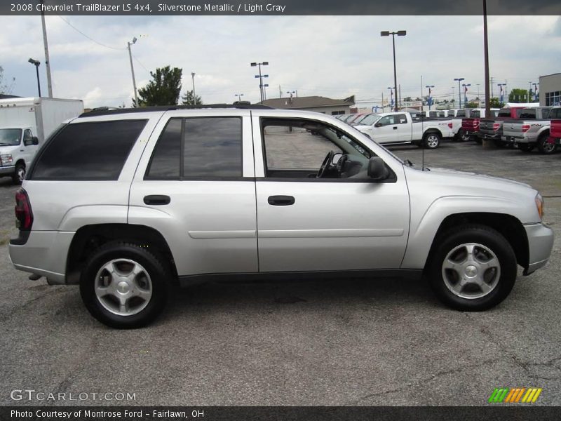 Silverstone Metallic / Light Gray 2008 Chevrolet TrailBlazer LS 4x4