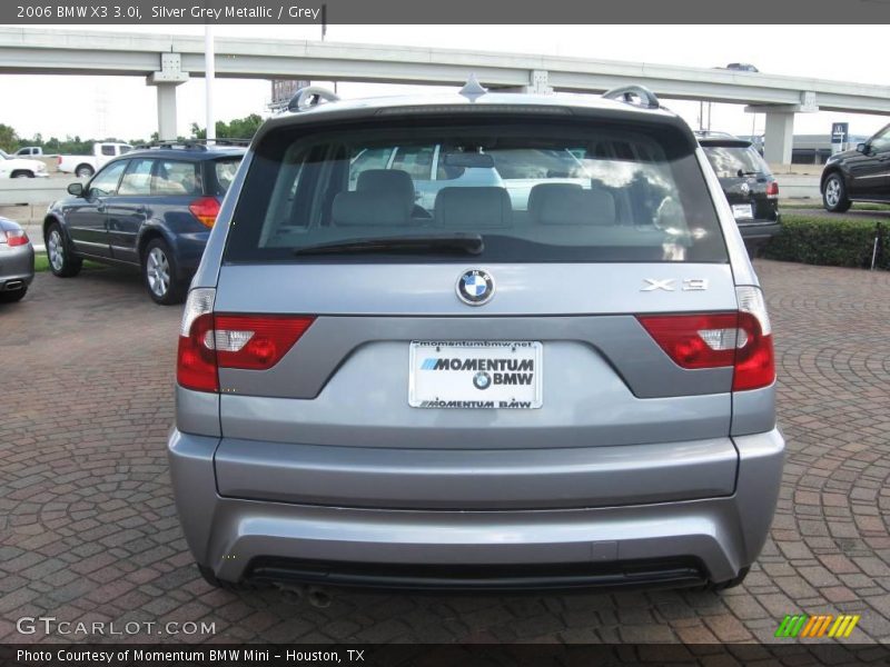 Silver Grey Metallic / Grey 2006 BMW X3 3.0i