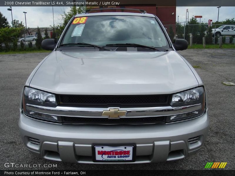 Silverstone Metallic / Light Gray 2008 Chevrolet TrailBlazer LS 4x4