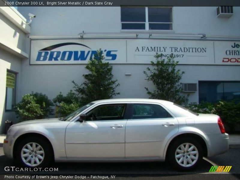 Bright Silver Metallic / Dark Slate Gray 2008 Chrysler 300 LX