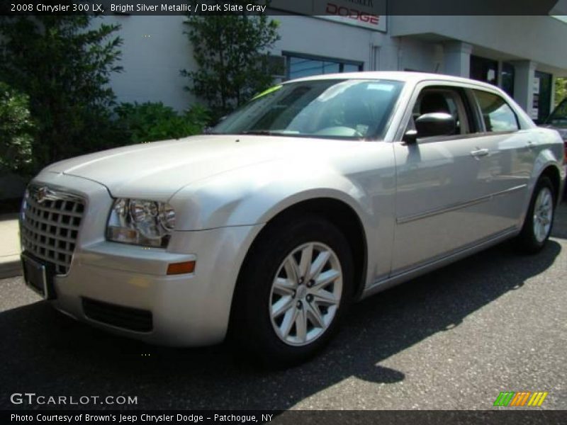 Bright Silver Metallic / Dark Slate Gray 2008 Chrysler 300 LX