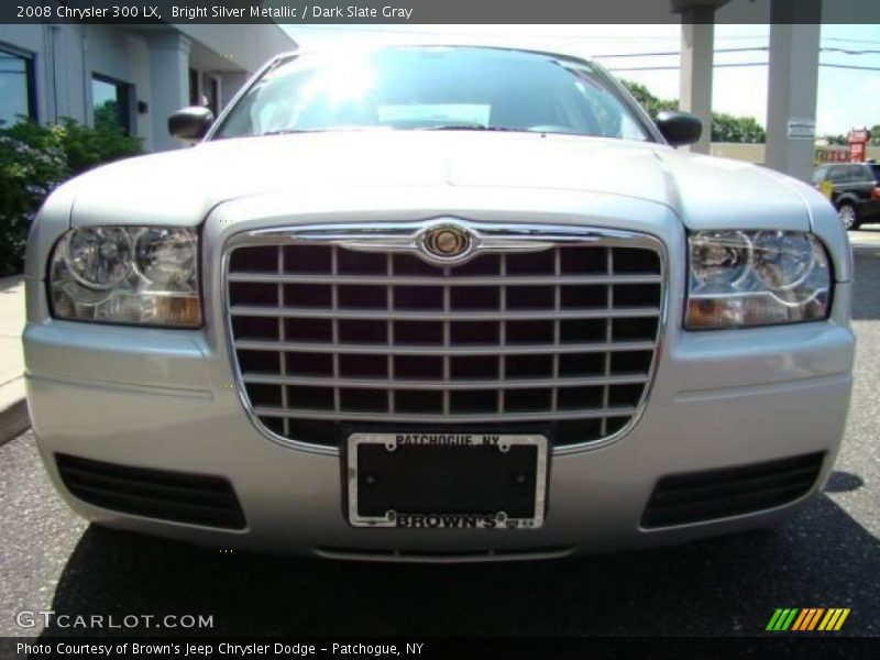 Bright Silver Metallic / Dark Slate Gray 2008 Chrysler 300 LX