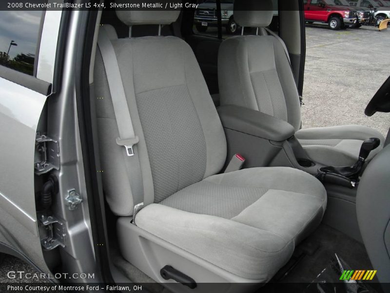 Silverstone Metallic / Light Gray 2008 Chevrolet TrailBlazer LS 4x4