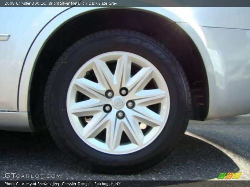 Bright Silver Metallic / Dark Slate Gray 2008 Chrysler 300 LX