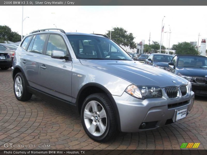 Silver Grey Metallic / Grey 2006 BMW X3 3.0i