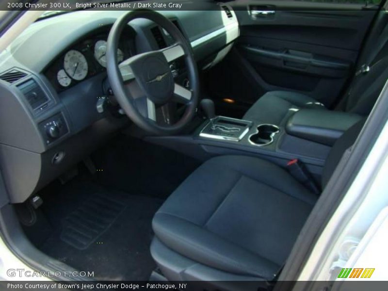 Bright Silver Metallic / Dark Slate Gray 2008 Chrysler 300 LX