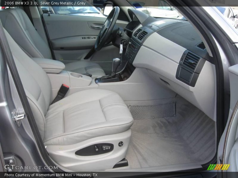 Silver Grey Metallic / Grey 2006 BMW X3 3.0i