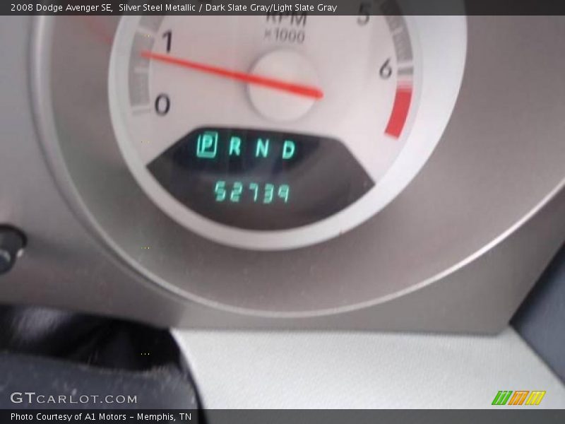 Silver Steel Metallic / Dark Slate Gray/Light Slate Gray 2008 Dodge Avenger SE