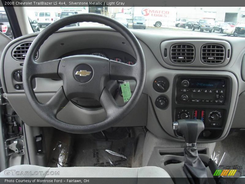 Silverstone Metallic / Light Gray 2008 Chevrolet TrailBlazer LS 4x4