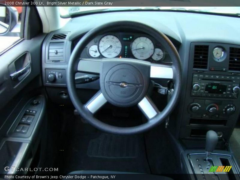 Bright Silver Metallic / Dark Slate Gray 2008 Chrysler 300 LX