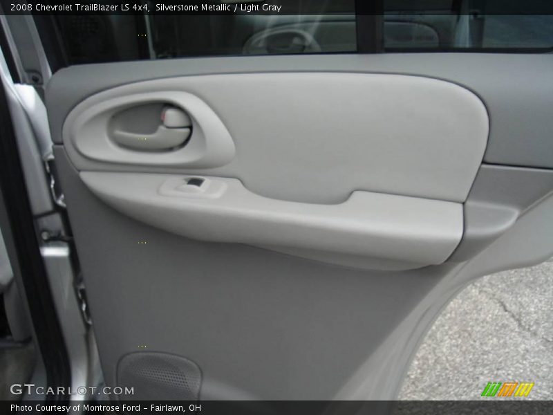Silverstone Metallic / Light Gray 2008 Chevrolet TrailBlazer LS 4x4