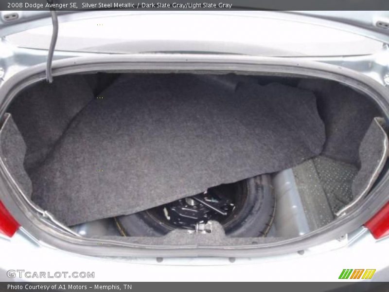 Silver Steel Metallic / Dark Slate Gray/Light Slate Gray 2008 Dodge Avenger SE