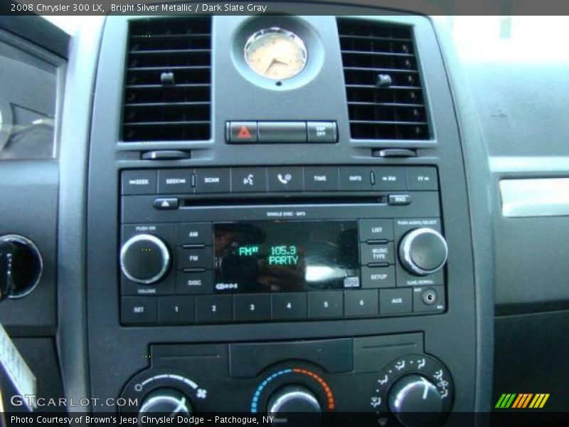 Bright Silver Metallic / Dark Slate Gray 2008 Chrysler 300 LX