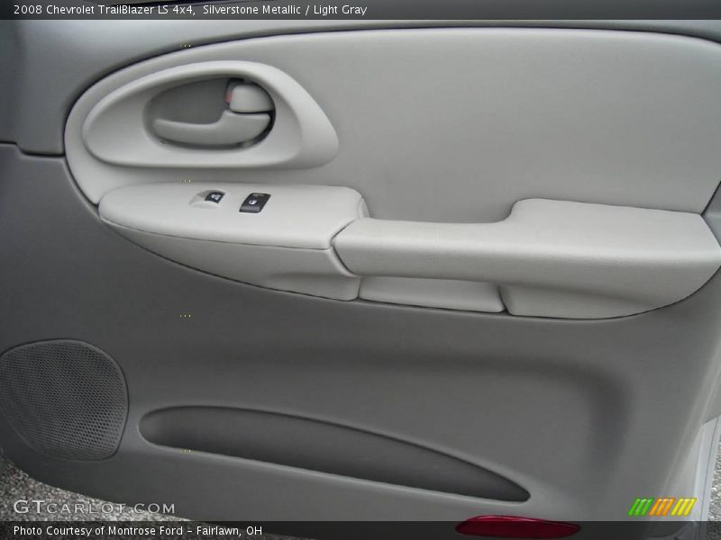 Silverstone Metallic / Light Gray 2008 Chevrolet TrailBlazer LS 4x4