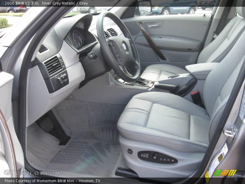 Silver Grey Metallic / Grey 2006 BMW X3 3.0i