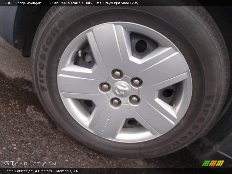 Silver Steel Metallic / Dark Slate Gray/Light Slate Gray 2008 Dodge Avenger SE
