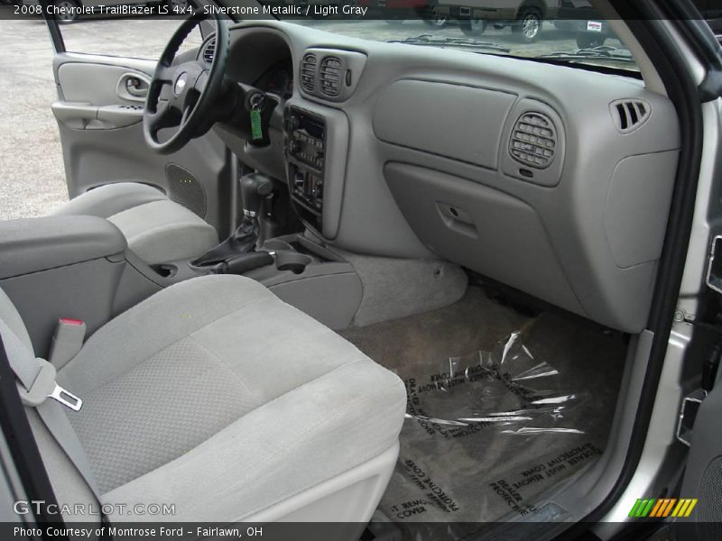 Silverstone Metallic / Light Gray 2008 Chevrolet TrailBlazer LS 4x4