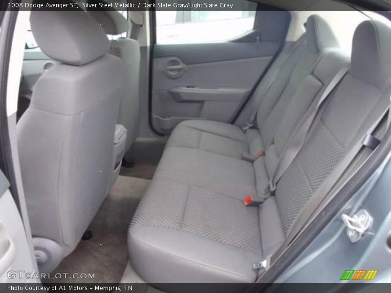 Silver Steel Metallic / Dark Slate Gray/Light Slate Gray 2008 Dodge Avenger SE