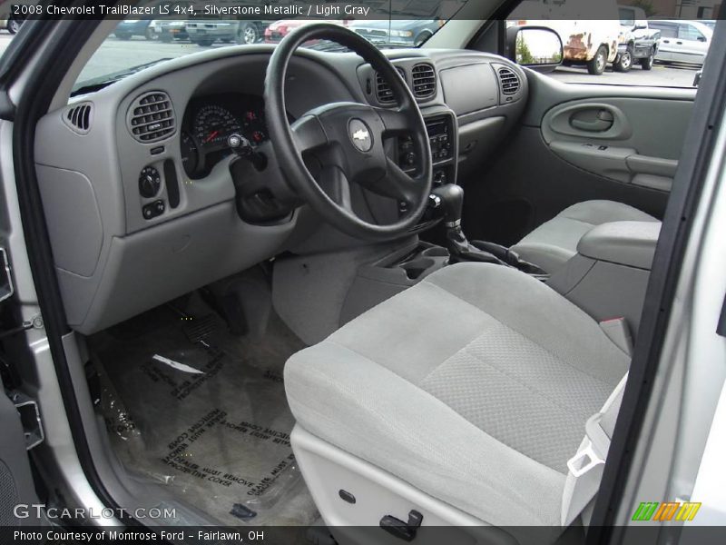 Silverstone Metallic / Light Gray 2008 Chevrolet TrailBlazer LS 4x4