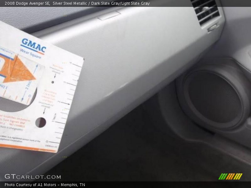 Silver Steel Metallic / Dark Slate Gray/Light Slate Gray 2008 Dodge Avenger SE