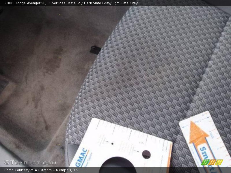 Silver Steel Metallic / Dark Slate Gray/Light Slate Gray 2008 Dodge Avenger SE