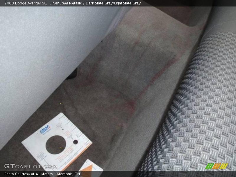 Silver Steel Metallic / Dark Slate Gray/Light Slate Gray 2008 Dodge Avenger SE