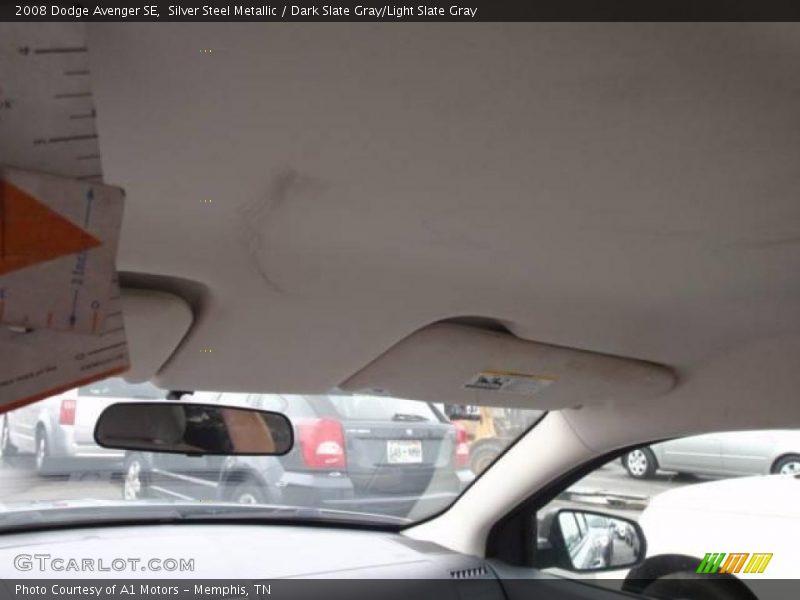 Silver Steel Metallic / Dark Slate Gray/Light Slate Gray 2008 Dodge Avenger SE