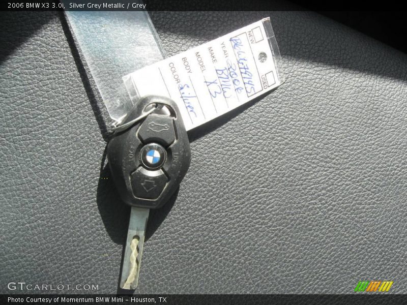 Silver Grey Metallic / Grey 2006 BMW X3 3.0i