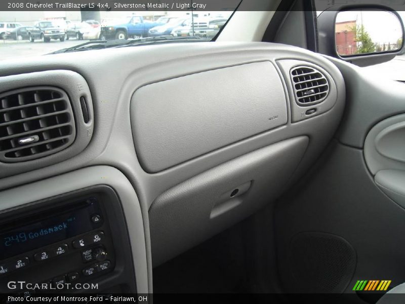 Silverstone Metallic / Light Gray 2008 Chevrolet TrailBlazer LS 4x4