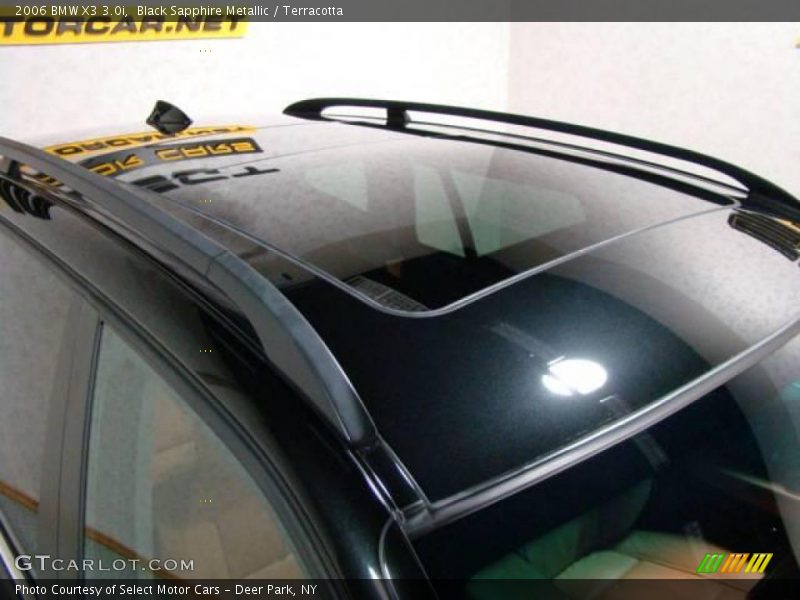 Black Sapphire Metallic / Terracotta 2006 BMW X3 3.0i