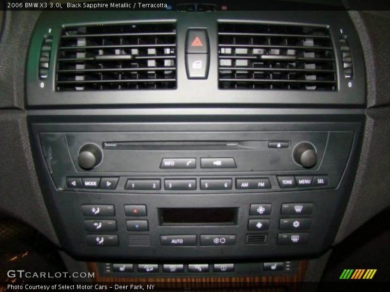 Black Sapphire Metallic / Terracotta 2006 BMW X3 3.0i
