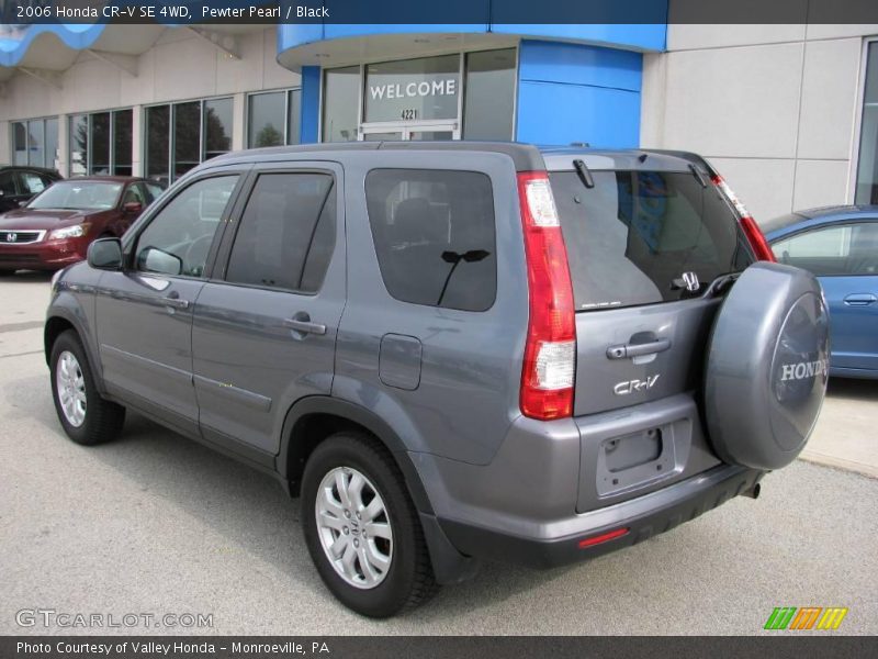 Pewter Pearl / Black 2006 Honda CR-V SE 4WD