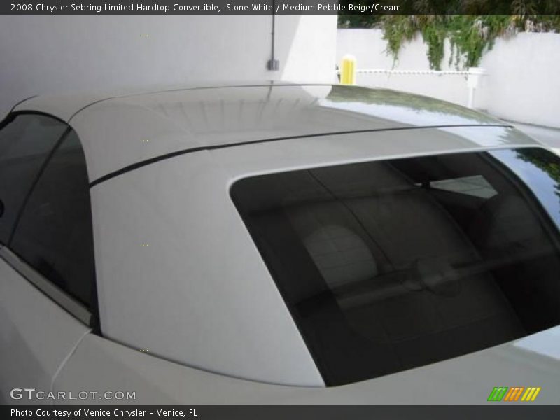 Stone White / Medium Pebble Beige/Cream 2008 Chrysler Sebring Limited Hardtop Convertible