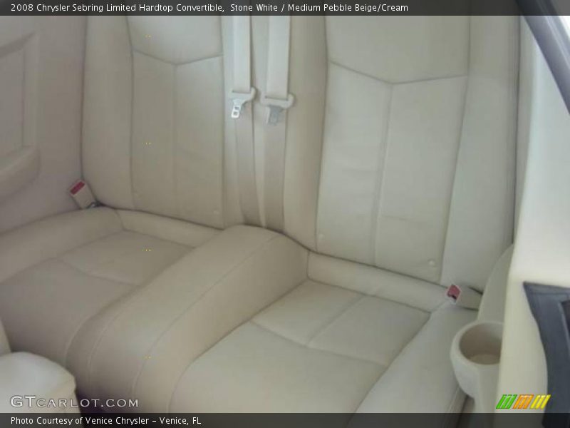 Stone White / Medium Pebble Beige/Cream 2008 Chrysler Sebring Limited Hardtop Convertible