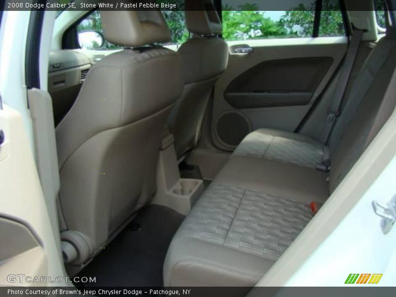 Stone White / Pastel Pebble Beige 2008 Dodge Caliber SE